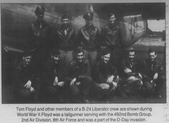 Members of a B-24 Liberator crew